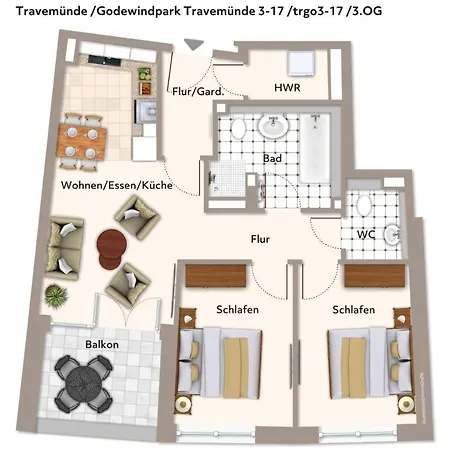 Godewindpark Travemuende Godewindpark Travemuende 3-17 Любек